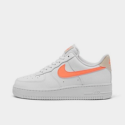 Nike Women's Air Force 1 Low Casual Shoes In White