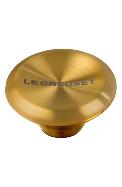 Le Creuset Medium Signature Knob In Gold