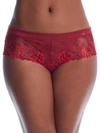 Simone Perele Wish Boyshort In Wine