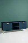 Anthropologie Ingram Media Console In Blue
