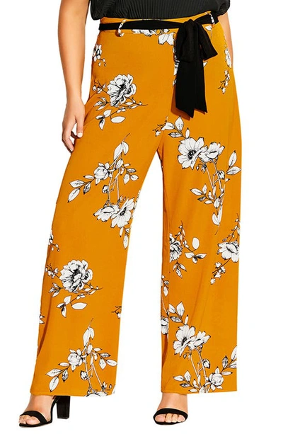 City Chic Serene Floral Pants