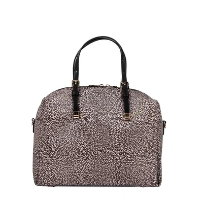 Borbonese Medium Handbag In Brown
