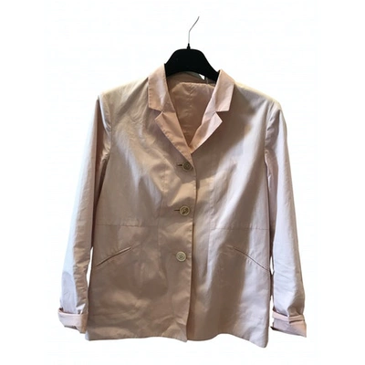 Pre-owned Jil Sander Pink Cotton Jacket