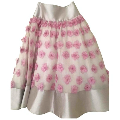 Pre-owned Temperley London Silk Mid-length Skirt In Multicolour