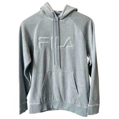 Pre-owned Fila Sweatshirt In Turquoise