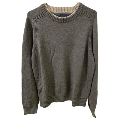 Pre-owned Tommy Hilfiger Grey Cotton Knitwear & Sweatshirt