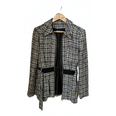 Pre-owned Lanvin Tweed Jacket In Anthracite