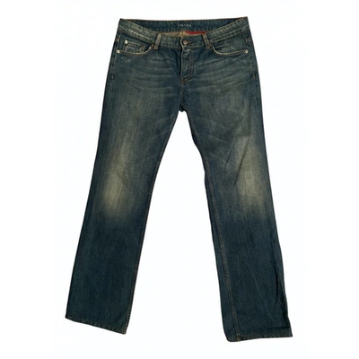 Pre-owned Prada Straight Jeans In Blue