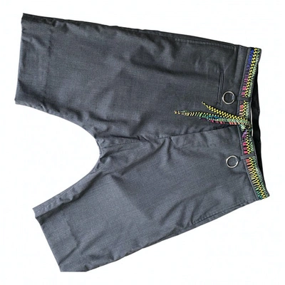 Pre-owned R13 Wool Shorts In Anthracite
