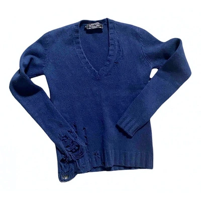 Pre-owned Dsquared2 Wool Jumper In Blue