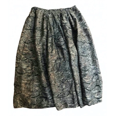Pre-owned Masscob Silk Mid-length Skirt In Other