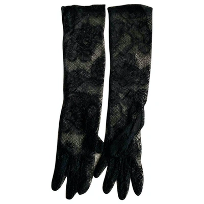 Pre-owned Dolce & Gabbana Black Gloves