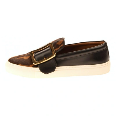 Pre-owned Bally Leather Flats In Multicolour