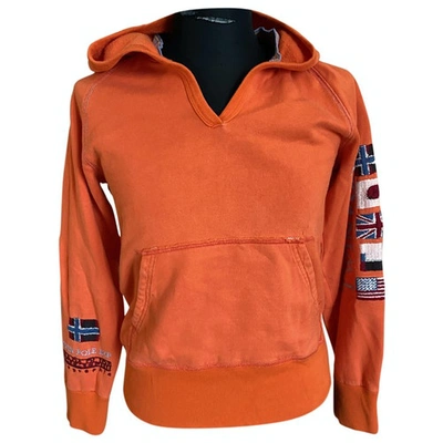 Pre-owned Napapijri Orange Cotton Knitwear & Sweatshirts