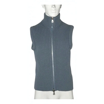 Pre-owned Dsquared2 Wool Vest In Blue