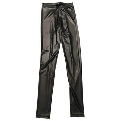 Pre-owned Plein Sud Black Polyester Trousers