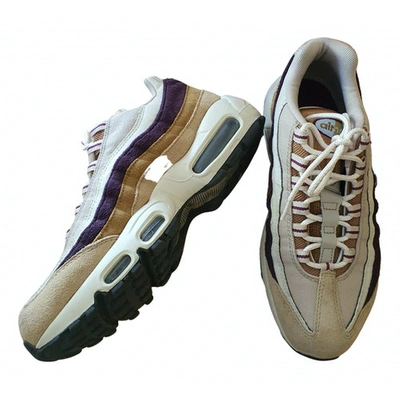 Pre-owned Nike Air Max 95 Trainers In Beige