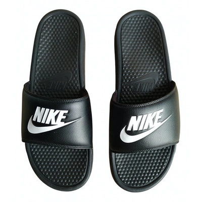Pre-owned Nike Sandals In Black