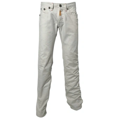 Pre-owned Dsquared2 Straight Jeans In White