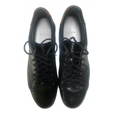 Pre-owned Paul Smith Black Leather Trainers