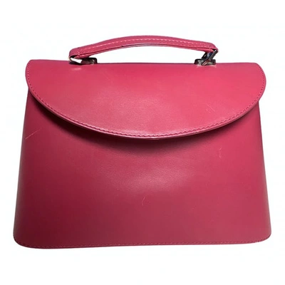 Pre-owned Reiss Leather Handbag In Pink