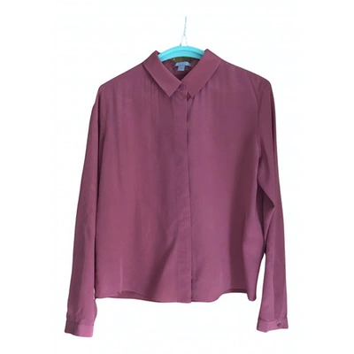 Pre-owned Cos Pink Silk  Top