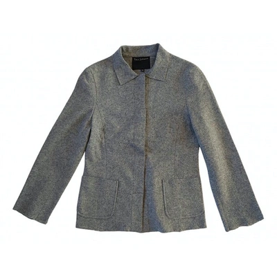 Pre-owned Tara Jarmon Wool Blazer In Grey