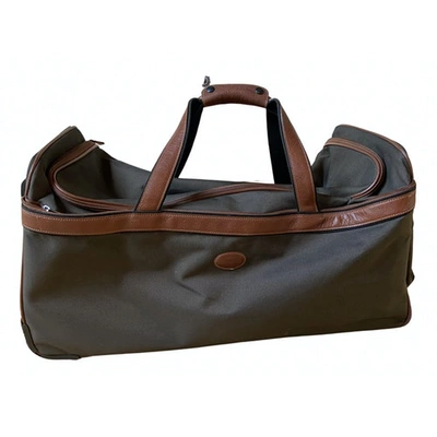Pre-owned Longchamp Brown Leather Travel Bag