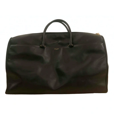 Pre-owned Saint Laurent Black Leather Bag