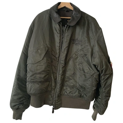 Pre-owned Alpha Industries Jacket In Anthracite