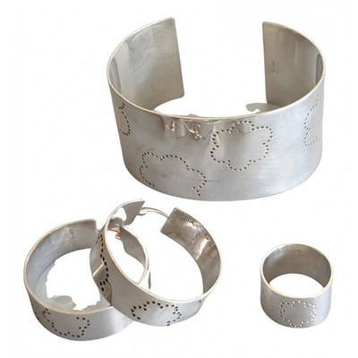 Pre-owned Furla Silver Jewellery Set