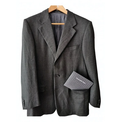 Pre-owned Ermenegildo Zegna Grey Wool Suits