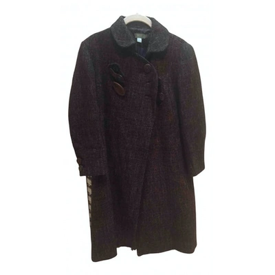 Pre-owned Hoss Intropia Brown Wool Coat