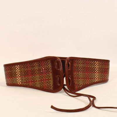 Pre-owned Mulberry Brown Leather Belt