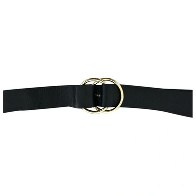 Pre-owned B-low The Belt Black Leather Belt