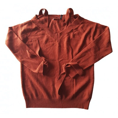 Pre-owned Theory Cashmere Jumper In Brown