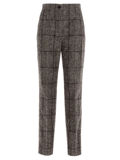 Dolce & Gabbana Prince Of Wales Pants In Multicolour