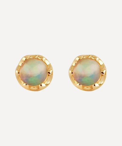 Dinny Hall 14ct Gold Opal Stud Earrings