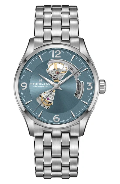 Hamilton Jazzmaster Open Heart Automatic Blue Dial Steel Men's Watch H32705142