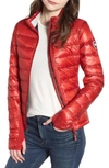 Canada Goose Hybridge Lite Down Jacket In Red/ Black