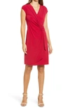 Tommy Bahama Carmela Faux Wrap Dress In Java Red