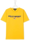 Polo Ralph Lauren Teen Logo Print T-shirt In Yellow