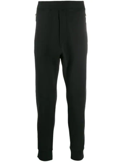 Dsquared2 Tapered Track Trousers In Black