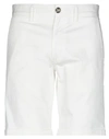 Sun 68 Mens White Bermuda Shorts