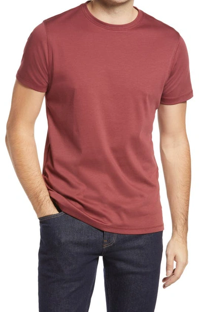 Robert Barakett Georgia Crewneck T-shirt In Sangria