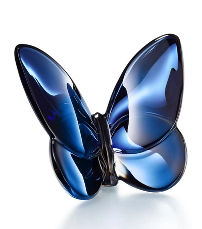 Baccarat Lucky Butterfly Blue Scarab Ornament In Multi