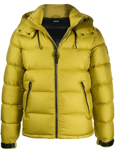 Mackage Padded Zipped Jacket In Yellow