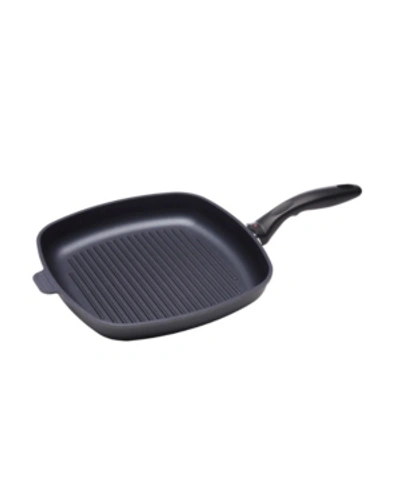 Swiss Diamond Hd Induction Square Grill Pan In Black