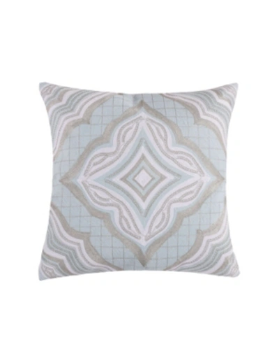 Levtex Darcy Paisley Damask Decorative Pillow, 18" X 18" In Gray