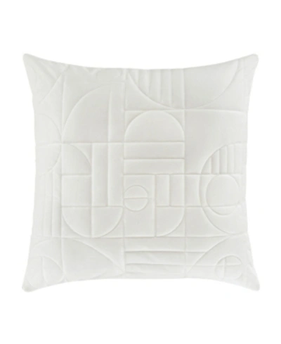Oscar Oliver Bryant Square Decorative Throw Pillow Bedding In White